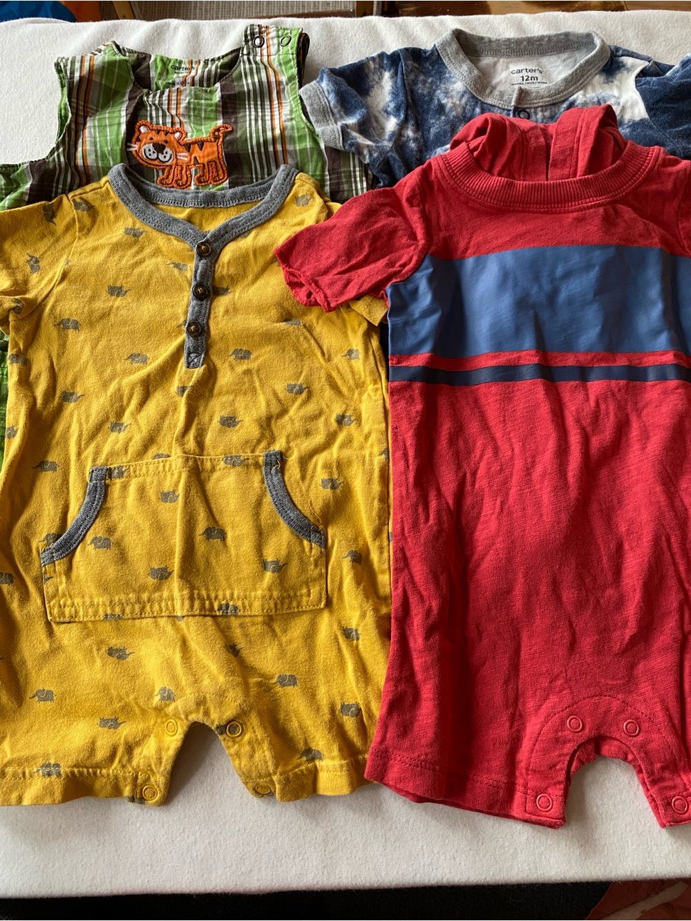 Set of 4 Carters 12 Months Baby Clothes